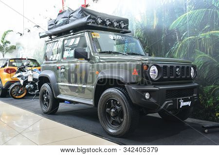 Black Suzuki Jimny At Manila Auto Salon