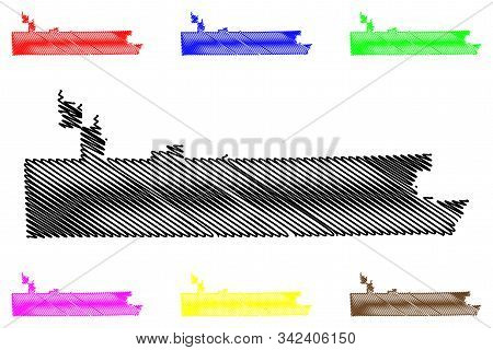 Pembroke Pines City (united States Cities, United States Of America, Usa City) Map Vector Illustrati