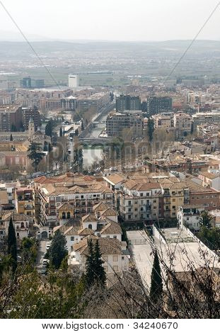Luftfoto af Granada