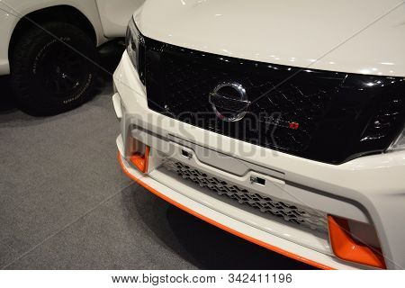 Pasay, Ph - Nov. 16: Nissan Navara Pick Up Truck At Manila Auto Salon On November 16, 2019 In Smx Co
