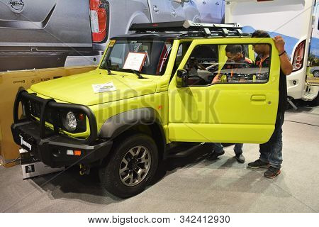 Pasay, Ph - Nov. 16: Suzuki Jimny At Manila Auto Salon On November 16, 2019 In Smx Convention Center