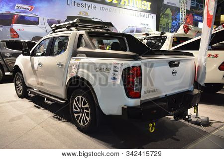 Pasay, Ph - Nov. 16: Nissan Navara Pick Up At Manila Auto Salon On November 16, 2019 In Smx Conventi