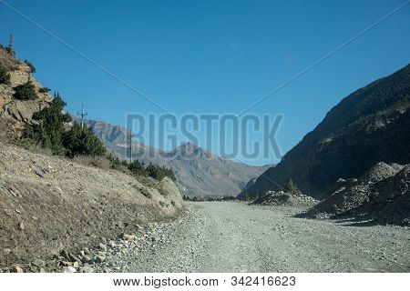 Dirt Road In Remote Wilderness