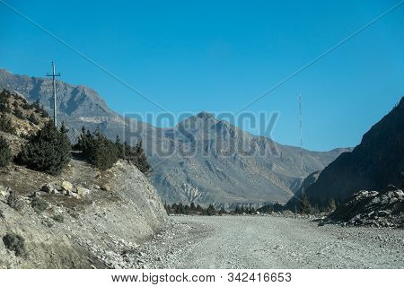 Dirt Road In Remote Wilderness