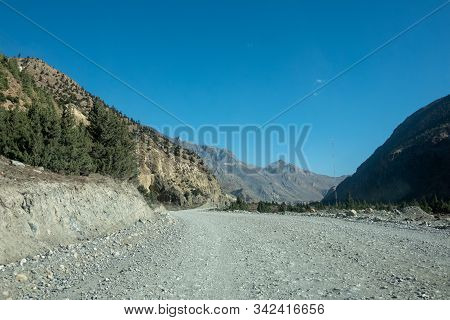 Dirt Road In Remote Wilderness