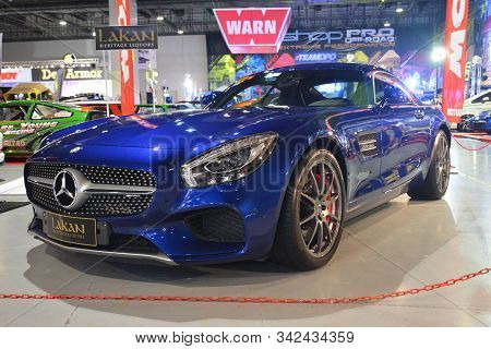 Pasay, Ph - Nov. 16: Mercedes-benz Amg Gt At Manila Auto Salon On November 16, 2019 In Smx Conventio