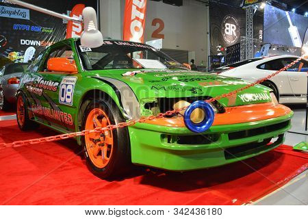 Pasay, Ph - Nov. 16: Honda Crx Racing Car At Manila Auto Salon On November 16, 2019 In Smx Conventio