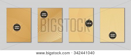 Abstract Geometric Design Title Page Background. Cool Tile Journal Header Page Set. First Page Minim