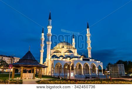 Melike Hatun Mosque In Ankara, The Capital Of Turkey