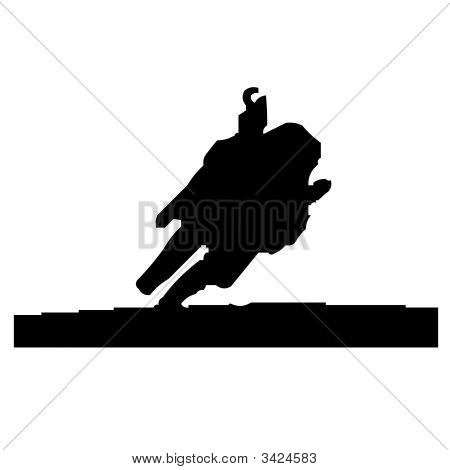 Silhouetten-Space-Man