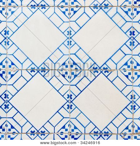 Ročník azulejos textury z Portugalska