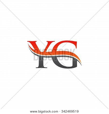 Initial Yg Letter Linked Logo Vector Template. Creative Letter Yg Logo Vector.