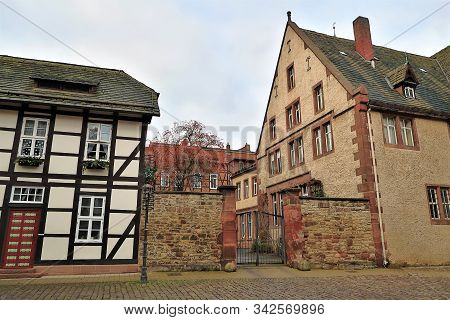 Two Different Generations Of Old Houses In Germany