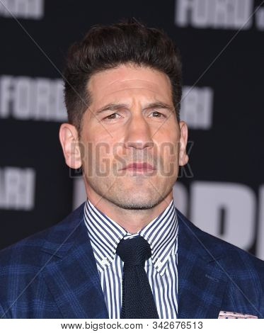 LOS ANGELES - NOV 04:  Jon Bernthal arrives for the ÃFord v FerrariÃ Screening on November 04, 2019 in Hollywood, CA                