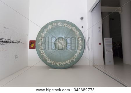 Milan, Italy - May 30: Corea Pavilion Interior At Expo, Universal Exposition On The Theme Of Food On