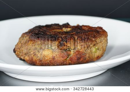 Delicious Meatballs Fried Crispy Brown And Served Hot