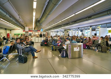 BERLIN, GERMANY - CIRCA SEPTEMBER, 2019: interior shot of Berlin Tegel 