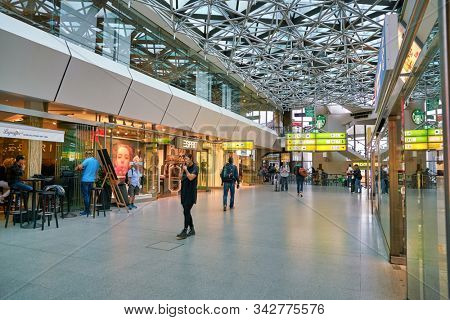 BERLIN, GERMANY - CIRCA SEPTEMBER, 2019: interior shot of Berlin Tegel 