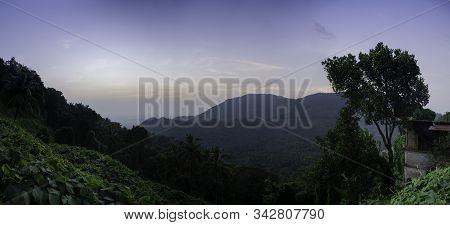 Nature Landscape Kerala Vazhamala Beautiful Sunset View Best Place To Visit In Kannur Panoramic Trav