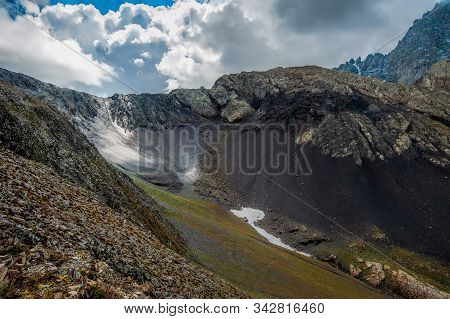 Mountain Landscape Of The Circus Near The Chaukhi Pass, Georgia