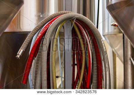 A Lot Of Food And Beverage Flexible Industrial Rubber Reinforced Hose, High Pressure Temperature Res