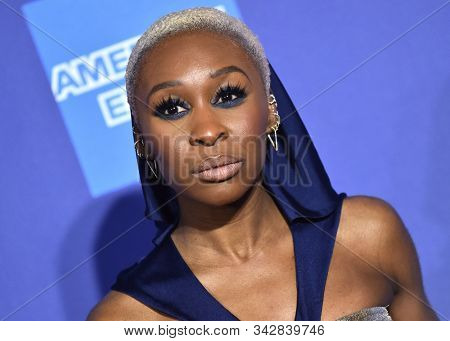 LOS ANGELES - JAN 02:  Cynthia Erivo arrives for the PSIFF Awards Gala 2020 on January 02, 2020 in Palm Sprimgs, CA                