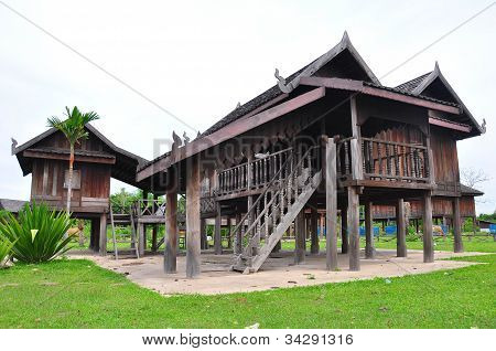 Het huis In Thaise stijl