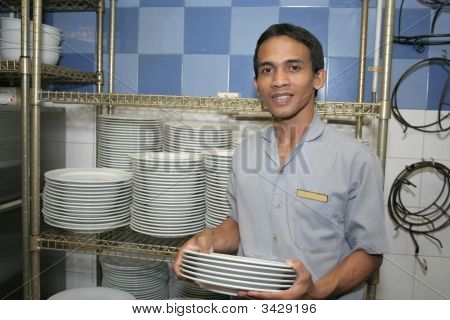 Steward personale al lavoro