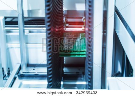 Stack of Produced Printed Circuit Boards 