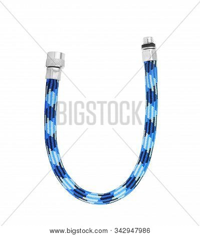 Taps And Hose Isolated On A White Background