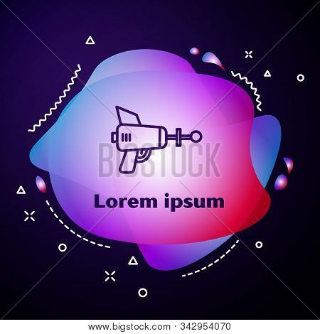 Purple Line Ray Gun Vector Photo Free Trial Bigstock