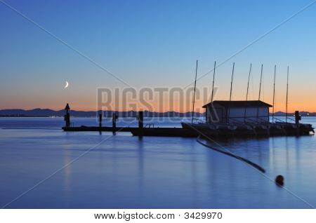 Loděnice v Crescent Beach