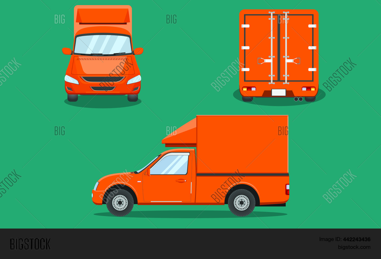 Orange Delivery Vector & Photo (Free Trial) Bigstock