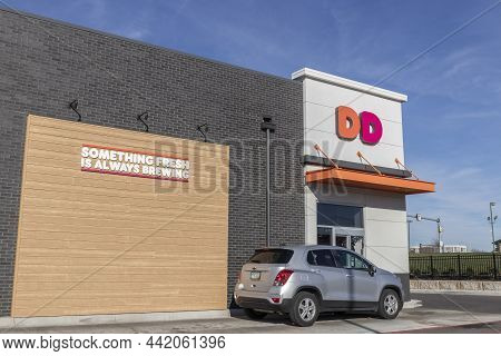 Fairfield - Circa December 2021: Dunkin' Donuts And Coffee Location. Dunkin' Is America's Favorite E