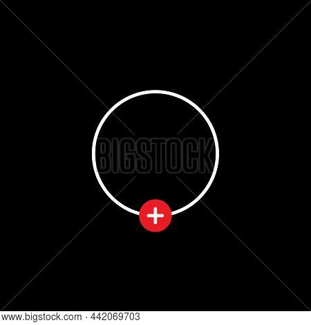 Avatar Profile Frame Icon of Tiktok. Vector Illustration