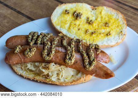 Traditional Barossa German Roll In Barossa Valley, South Australia.