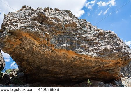 Huge Rock At The Summit Of Mount Arapiles In Victoria, Australia