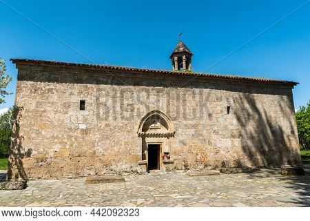 Exterior View Of Chotari Church In Nic Village Of Qabala Region In Azerbaijan.