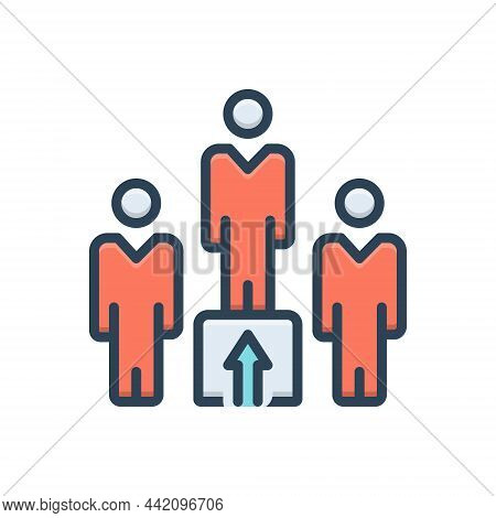 Color Illustration Icon For Capability Aptitude Qualification Eligibility Aptitude Talent Skill