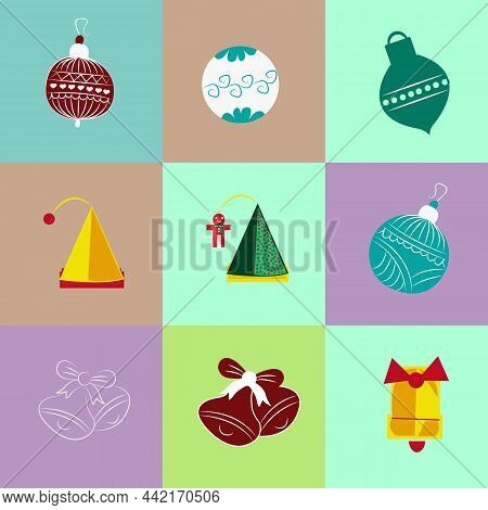 Christimas Icon Collection Christmas Tree Gift Transparent Background
