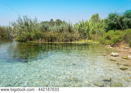 Azmak Stream In Akyaka Village In Mugla Province Of Turkey.