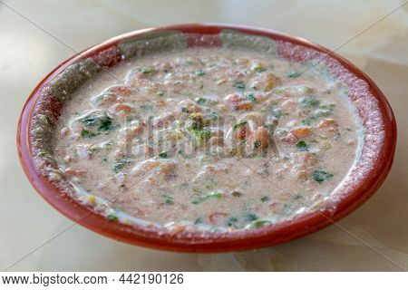 Plate Of Spicy Middle Eastern Meze In Qatar.