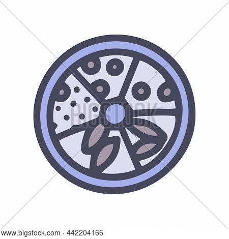 Fishing Sinker Weights Color Vector Doodle Simple Icon
