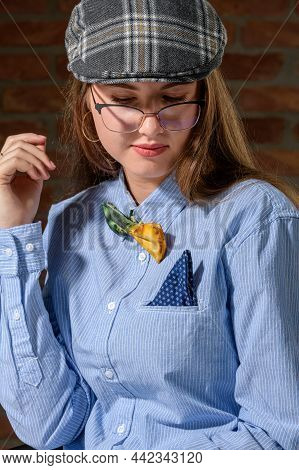 Girl In Menstyle Outfit V