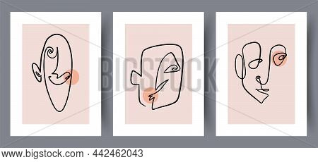 Printable Wall Art Vector Poster Set Vector. Vector Illustrationprintable Wall Art Vector Poster Set