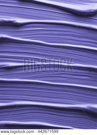 Aesthetic Cosmetic Texture In Violet Color Of 2022 Year Very Peri.. Liquid Natural Cosmetic For Fema