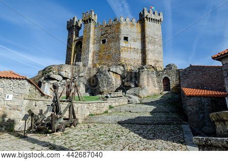 Castle In The Medieval Village Of Penedono, Viseu District. Portugal. Architecture And Archeology.