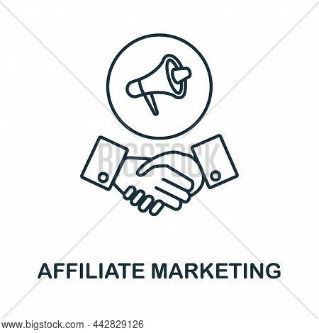Affiliate Marketing Icon. Line Element From Affiliate Marketing Collection. Linear Affiliate Marketi