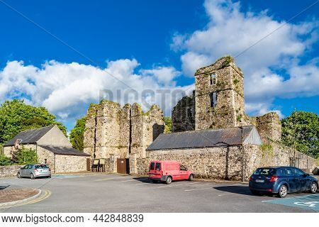 Manorhamilton, Ireland - May 24 2021 : The Castle Is Located In The Middle Of The Town
