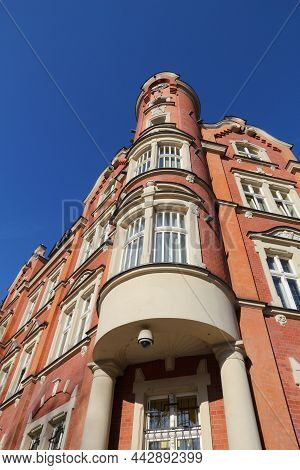 Siemianowice Slaskie, Poland. Town In Slaskie Region Of Poland. City Council Building.